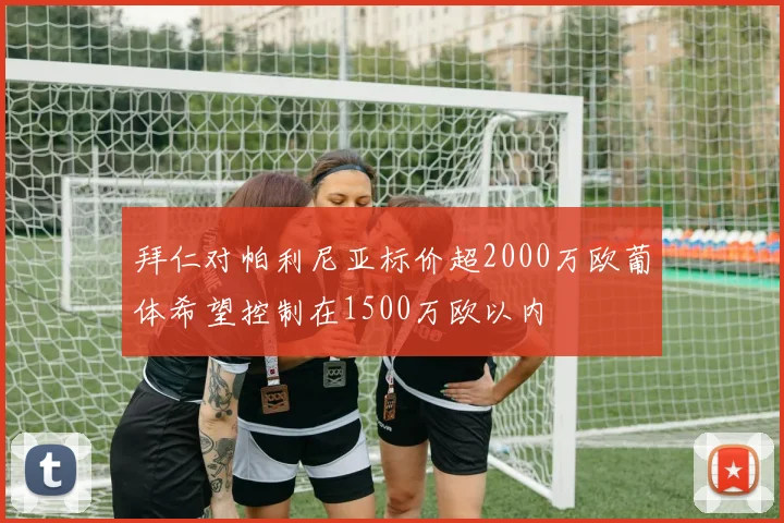 拜仁对帕利尼亚标价超2000万欧葡体希望控制在1500万欧以内